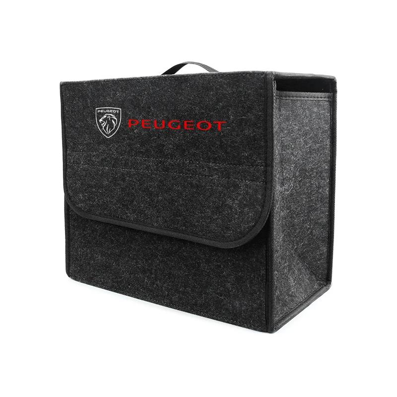 1PC Foldable Car Trunk Storage Bag Interior Accessories PEUGEOT 107 206 207 208 307 308 2008 3008 4008 a 5008 GT 108 301 T9 406