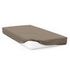 Drap housse 90x190 cm en coton 57 Fils SOLEIL D'OCRE taupe