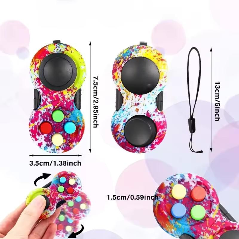 Rotating Magic Bean Mini Fidget Toy Adult Antistress Autism ADHD Stress Relief Fingertip Toys For Kids Fidget Pad Fun Tool