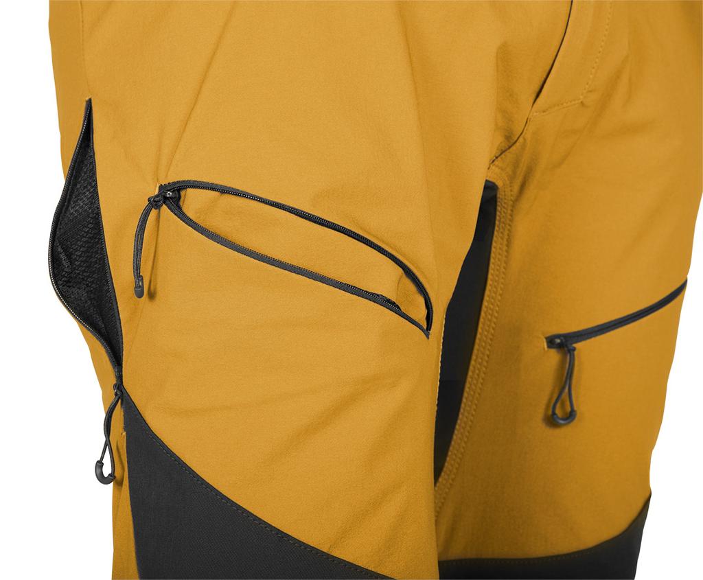 OUTDOOR Arbeitsjeans, 4-Wege-Stretch, Senf, Größe XS