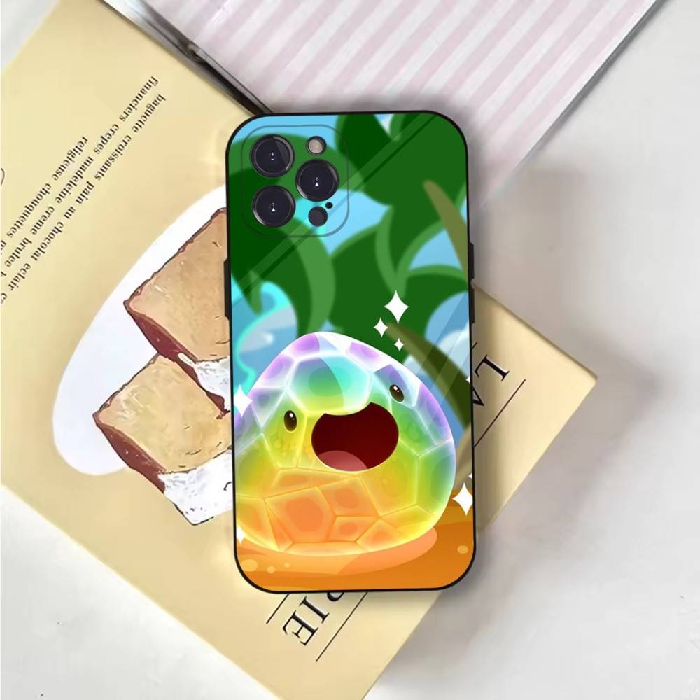 Game S-Slime Rancher Phone Case Phone Case For iPhone 16,15,14,13,12,11,Pro,X,XS,Max,XR,Plus,Mini Soft Black Cover