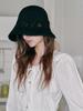 Olinkeompeulliteu Blossom Hole Bonnet Hat (Black)