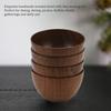 J1UL1N 4 Pcs Creative And Simple Wooden Bottomless Wooden Bowl Practical Soup Bowl For Restaurants And Hotels