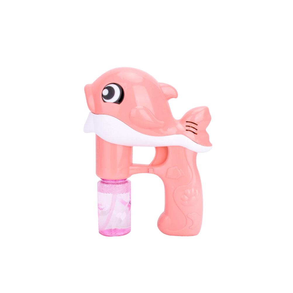 1PC Electrical Bubble Machine Dolphin Shape Bubbler Creative Gift Music Bubble Maker for Kids Girls