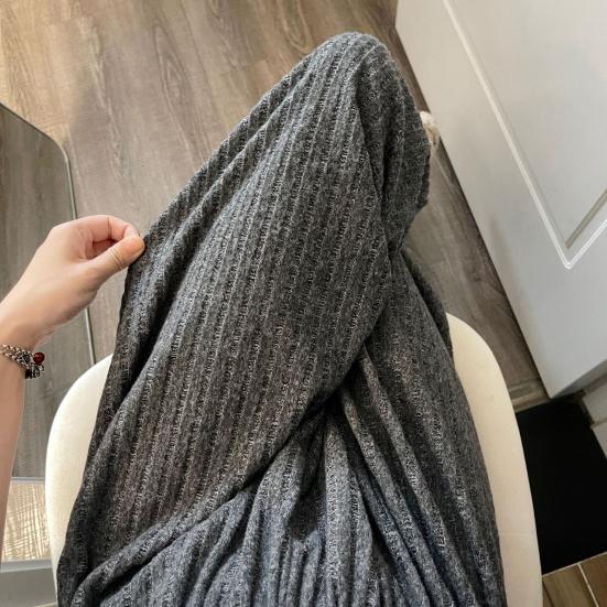 Winter Pajama Pants Thick Plush Elastic Waist Loose Keep Warm Wide Leg Design Women Homewear Trousers Solid Color Lounge Bottoms