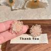 Mori Style Camellia Flower Stud Earrings: Niche Rose Design, Japanese & Korean Fashion, Small Fresh Fairy Earrings for Women