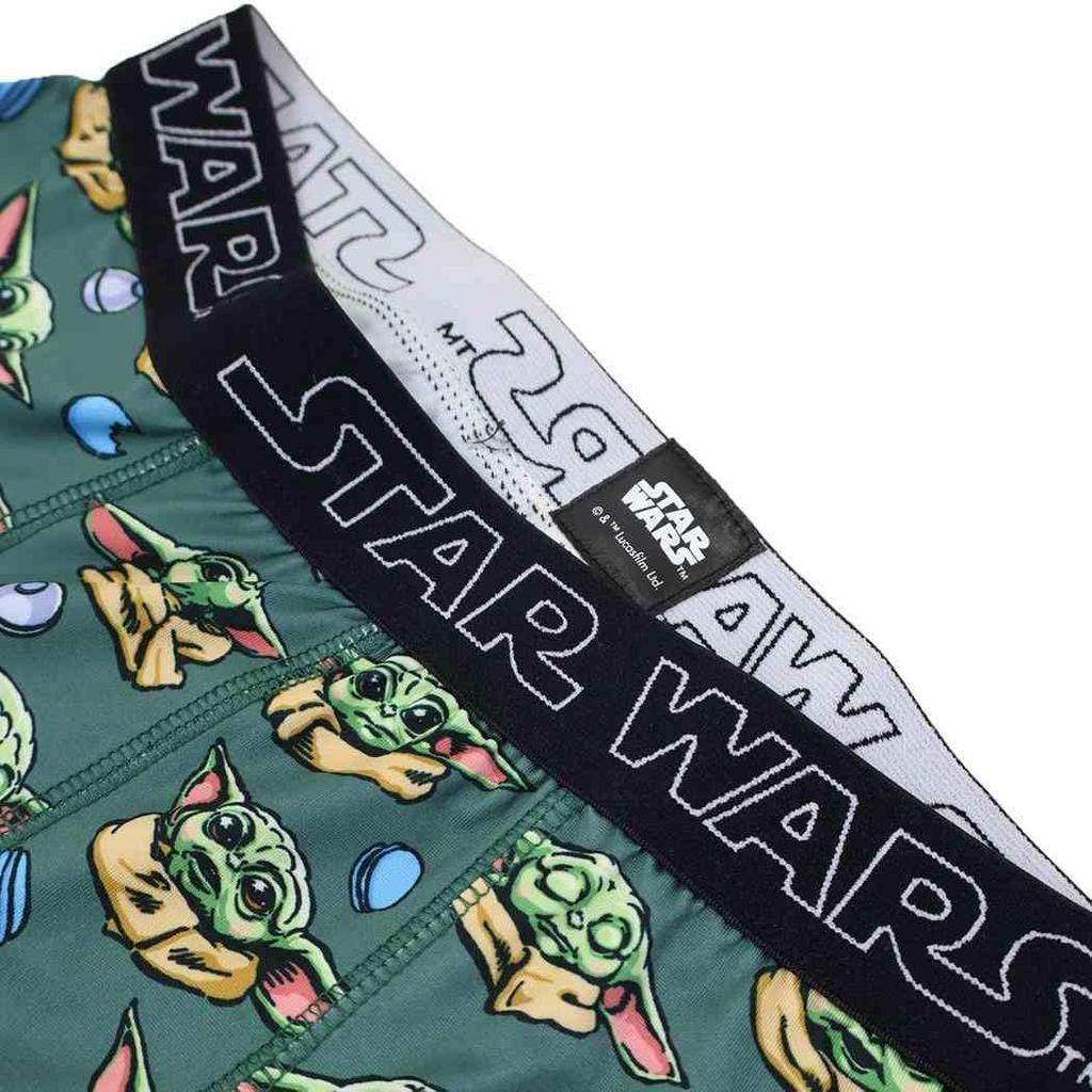 Small Planet Star Wars Men's Underwear, Glow Goo GR STAR WARS Print Boxer Briefs, Size L