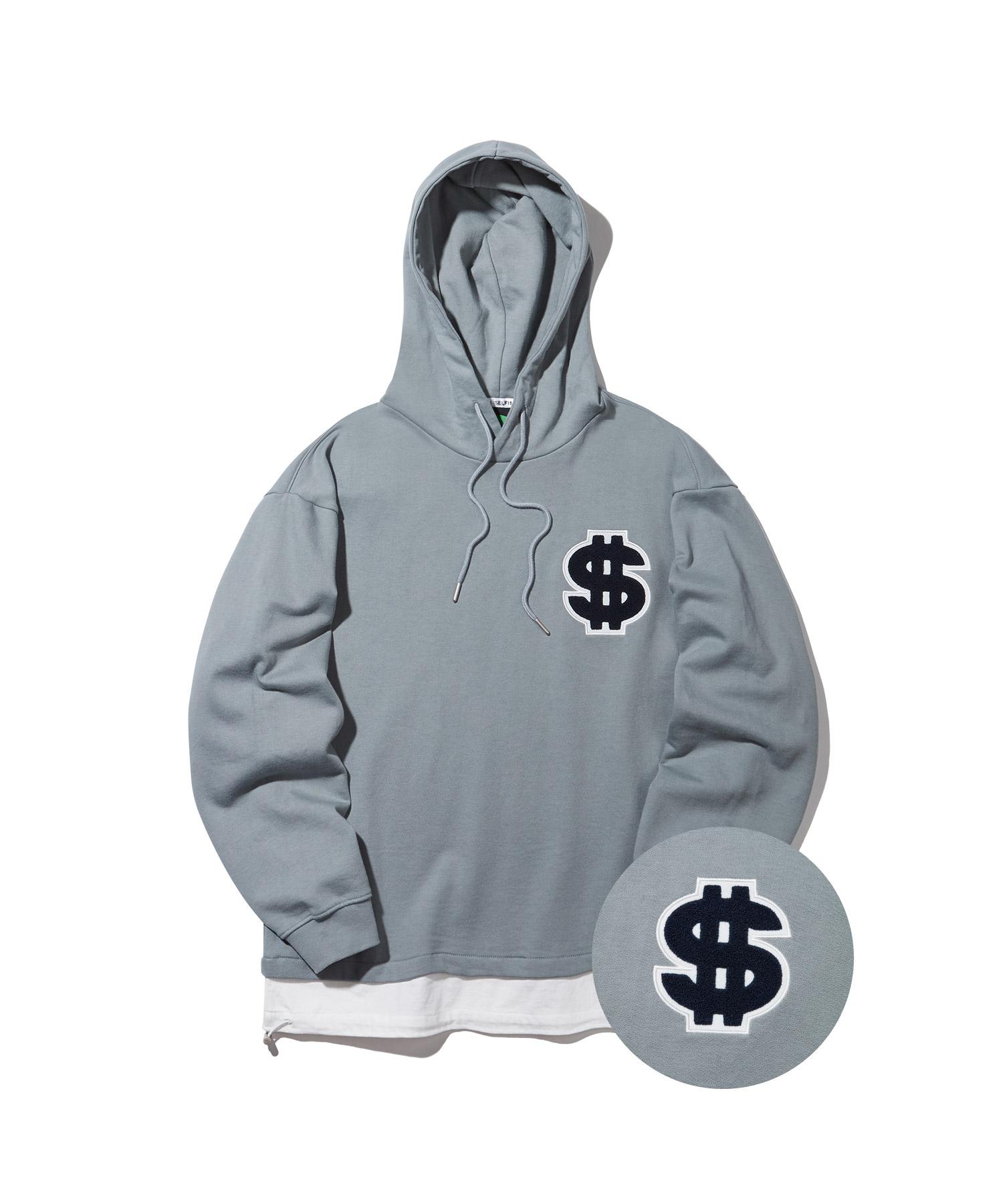 Selfish S233Hd01 (Million Dollar Layered Hoodie) (Blue) M