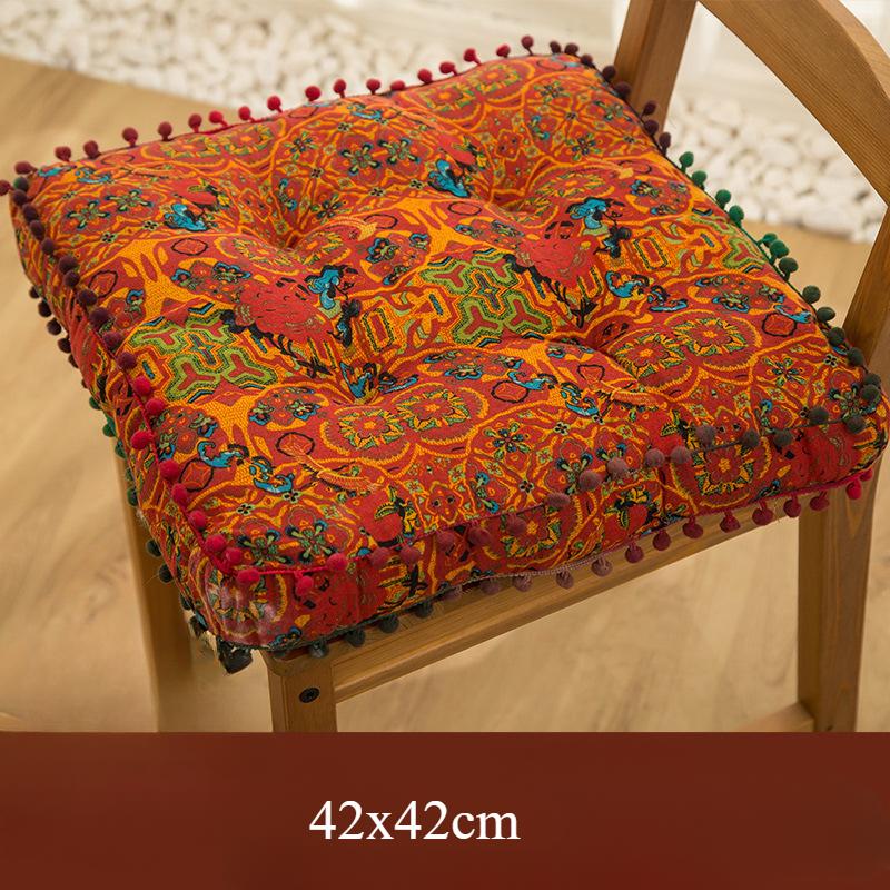 

Подушки Boho, утолщенная подушка для сиденья из марокканского хлопка, льна, эркер, татами, футон, домашний декор, напольная подушка