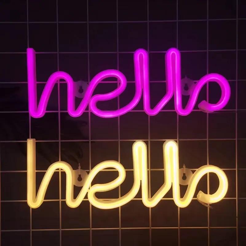 LED Neon Atmosphere Lights for E-sports Room & Broadcast Background Decor