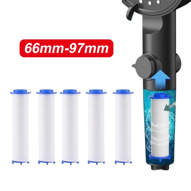 Set da 10 Pezzi Testina Doccia Sostitutiva Filtro in Cotone PP Purificazione Acqua Accessori Bagno Per Doccia Universale Pulizia Acqua