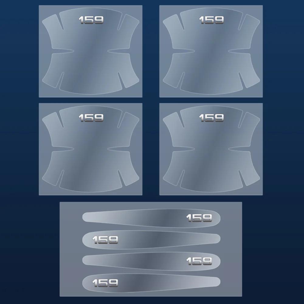 Hub Caps 8pcs PVC Transparent Car Door Handle Protector Film Anti Scratch Stickers For Alfa Romeo Giulietta 147 Giulia Car Acces CVO1
