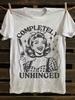 Men'S Retro Rock Band Graphic T Shirt | Vintage 'Completely Unhinged' Print, Breathable Streetwear Tee, Regular Fit Casual Short