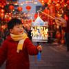 PVC Year of the Horse Lantern 3D Luminous Lanterns Handheld Lantern  Spring Festival