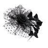 Bridal Fascinator with Faux Pearls Butterfly Headbands Hair Accessory For Weddings Adjustable Hair Clip Hair Decoration