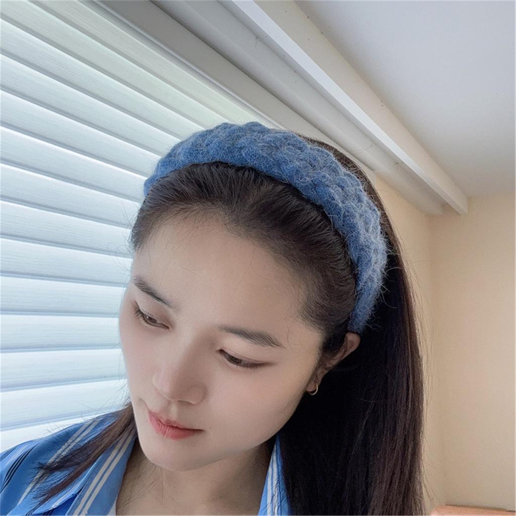 Fashionable Wide Braided Headbands for Women Stylish Headwear Casual Hair Accessories Headpieces for Party Work