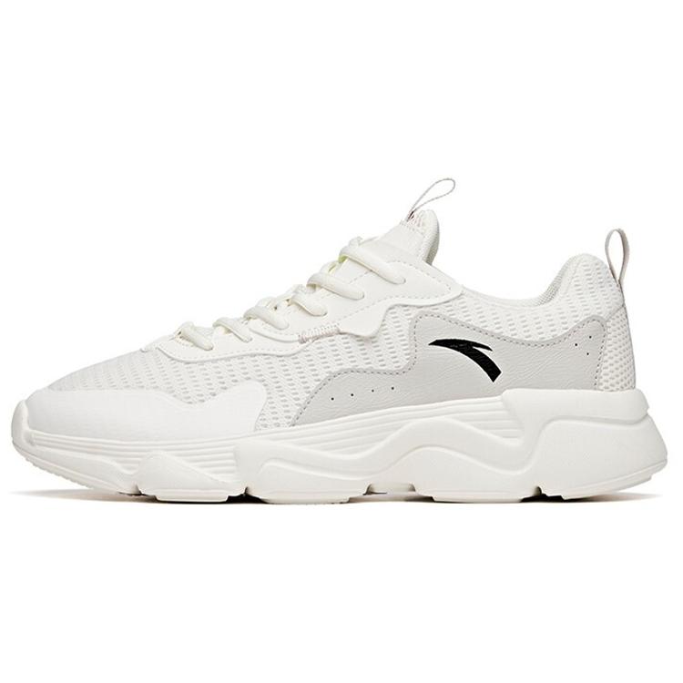 

New Anta Life Collection Cushioning, Slip Resistant, Abrasion Resistant, Breathable Low Top Casual Shoes Men s White Gray 112128861-1 40.5