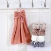 Soft Absorbent Bowknot Cloth Hanging Wipe Dishcloths Hand Towel Bathroom Accessories Kitchen Tools