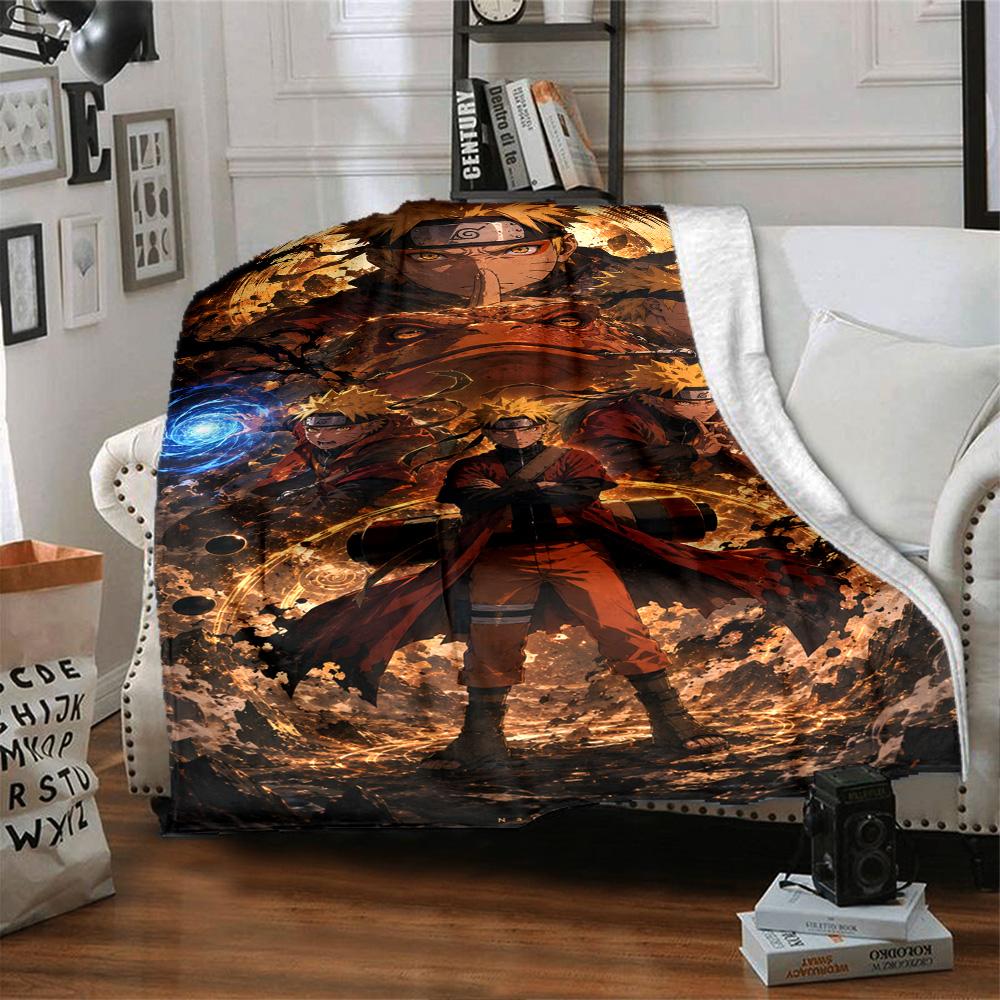 Naruto Blanket Soft Cozy Perfect for Bedding Picnics Bed for All Seasons Modern Birthday Christmas Gift Blanket