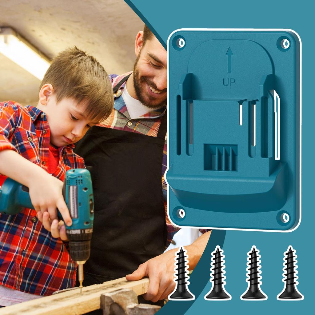 Power Tool Holder Power Tool Storage Wall-Mounted Space-Saving Non-slip Utility Storage Stand For Garage Organization