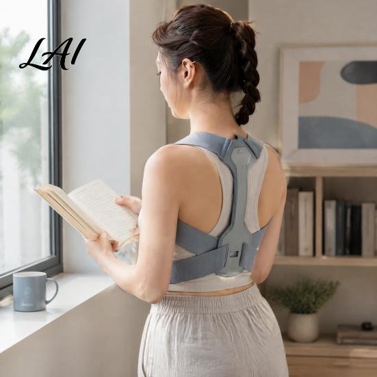 Ergonomic Posture Corrector Hunchback Correction Back Brace Adjustable for Kids and Belt Adults Upper Support Straightener Shoulder Neck Pain Relief
