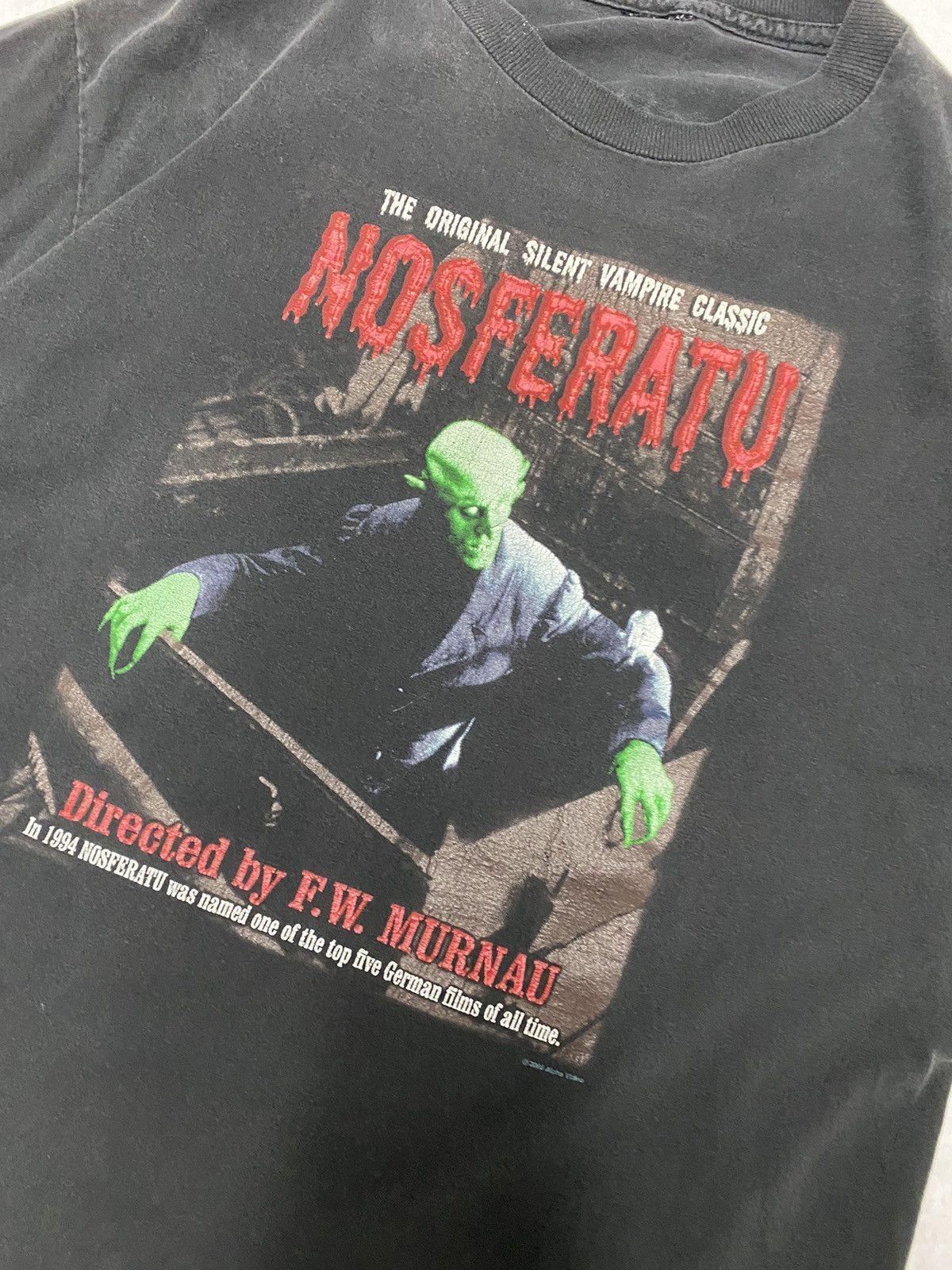 Nosferatu horror movie classic style remake black t-shirt QT6444 L