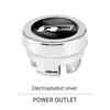 Car Cigarette Lighter Dust Cover Dustproof Decoration Cap For Volkswagen VW Golf R Polo Tiguan Passat B6 Rline Touran CADDY GTI