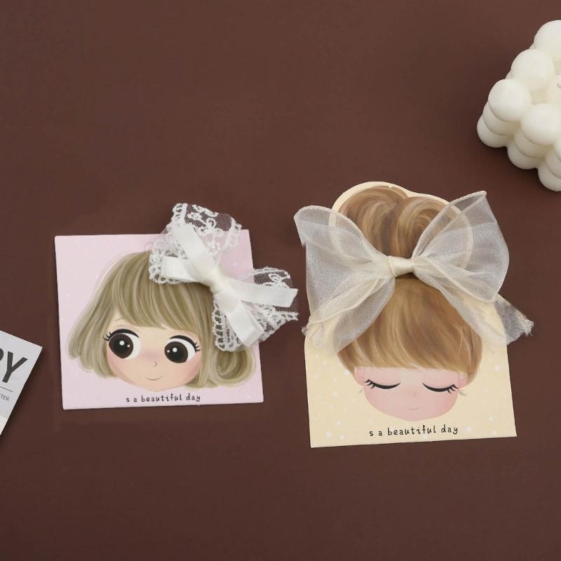 100 Pieces Hairband Packing Paper Cards Cardboard Hair Accessory Holder Hair Accessory Cards Kraft Paper Material