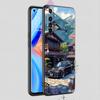 JDM Tokyo Drift Sports Car For Realme GT Neo 2 3 3T 5 Phone Case 12 11 5G 10 9 8 5G 7 6 GT5 GT3 GT2 Pro C21 C11 C25 C35 Cover
