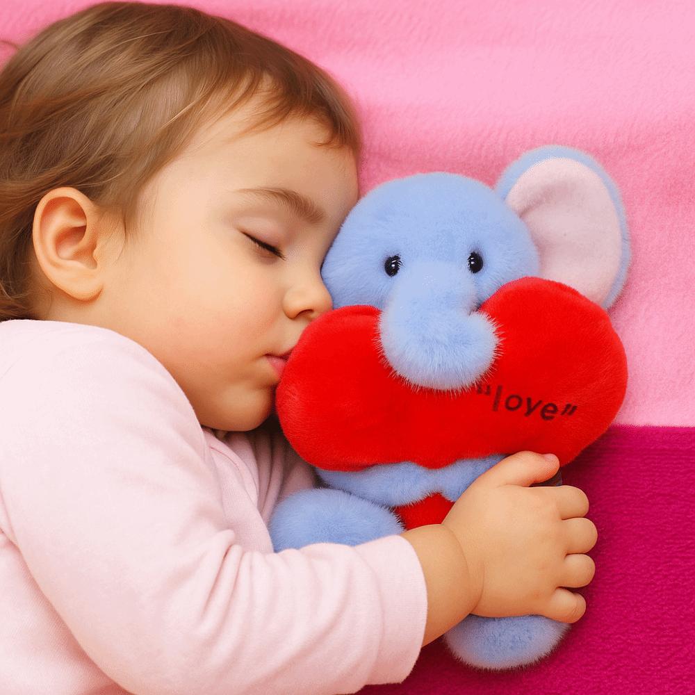 Fluffy Heart Beart Stuffed Animal Doll PP Cotton West Highland Dog Doll Home Decor