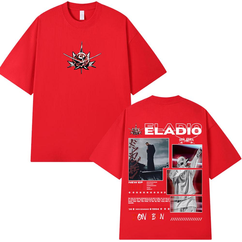 Eladio Carrion DON KBRN 2025 Album Tshirts Unisex Women Clothing Fashion Hip Hop T Shirts Casual Cotton Loose Short Sleeve Tshirt