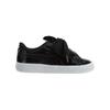 Puma Basket Heart Patent Toddler Black Baby Sneakers 363353-01