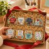 8pcs Quote Mini Key Chains Inspirational Bag Charm Key Ring 2D Flat Acrylic Keychain Set  Souvenir
