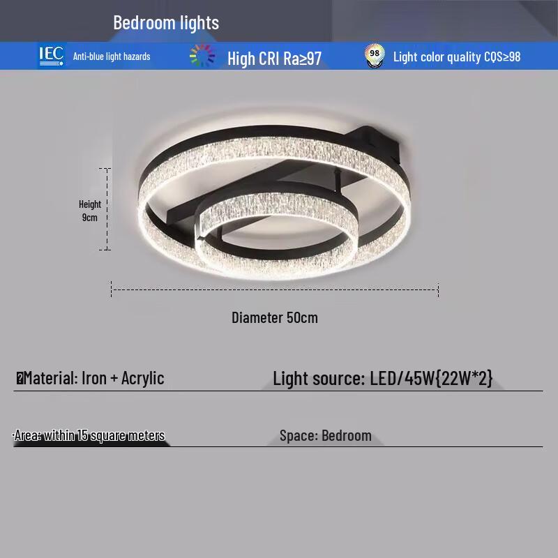 NuFeng Light Luxury LED Ceiling Lamp