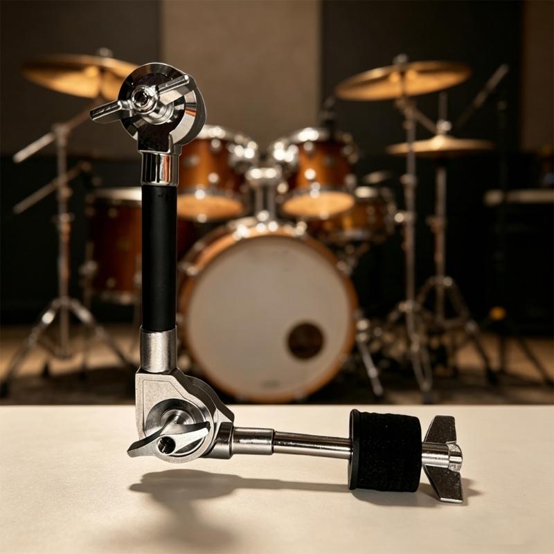 Quick Lock Cymbal Mount Adapter Adjustable Cymbal Holder Clamp For Secure Drum Set Attachment Easy to Installation