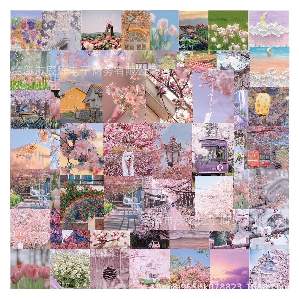 Trendy Fresh Small Landscape Sticker Set 900 Pcs For Notebooks Laptops And Water Bottles