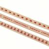 Weihnachtsband aus Baumwolle und Leinen, 1,5 cm, DIY-Zubehör, Band für Weihnachtsgeschenkverpackungen, 4,5 m