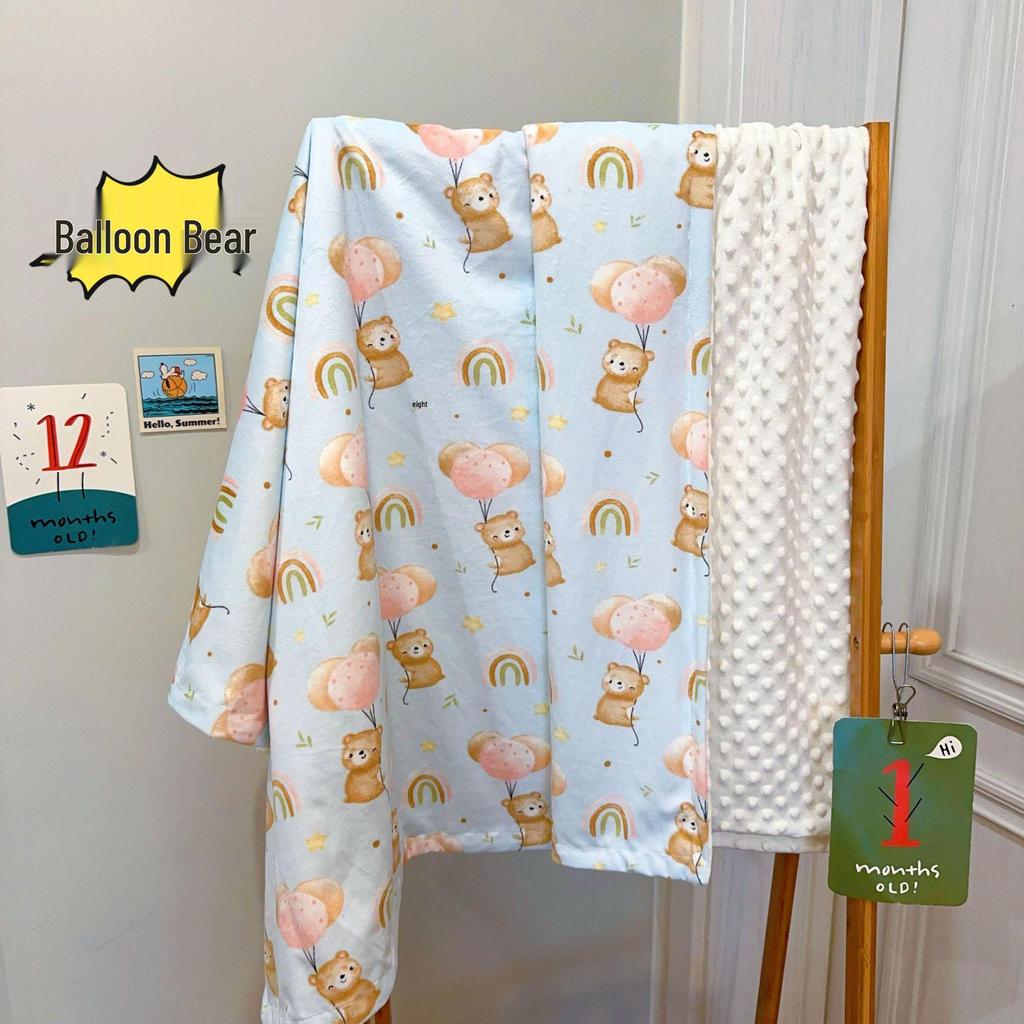 Washable Baby Wool Soothing Blanket - All-Season Nap & Sofa Quilt