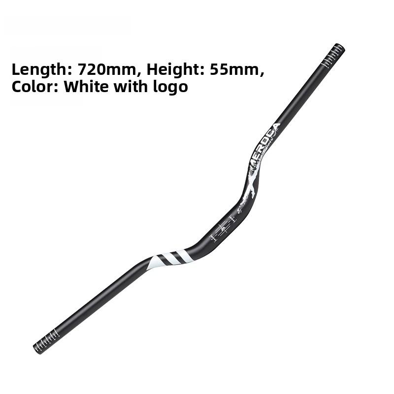 MEROCA Mountain Bike Handlebar 318MM Aluminum Alloy Bicycle Ultra-light Extended 780mm Small Swallow Handlebar Set