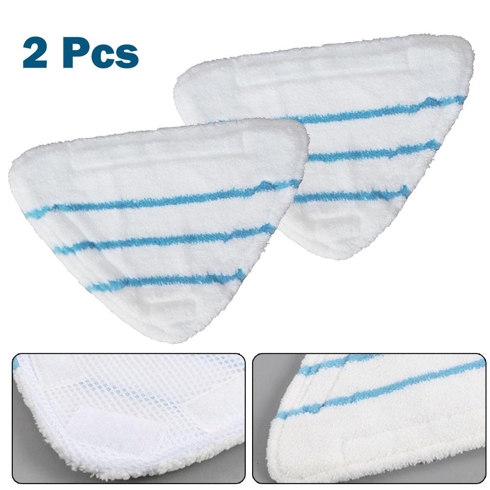 2pcs Washable Mop Cloths For Beldray BEL0636 Microfibre Steam Cleaner Spare Parts Home Cleaning Replacement Accessories