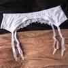 Clipes para Meias Femininas Renda Cinta-liga Transparente Fivelas Ajustáveis Cinta-liga de Cintura Baixa Pole Dance Roupa Íntima Elástica Roupa para Club