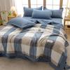 1 piece of summer quilt air-conditioned soft bedding non-slip skin-friendly small fresh printed bubble cotton