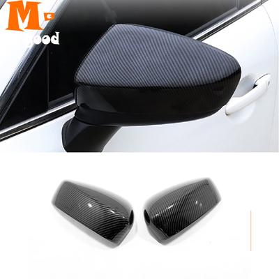 Carbon negru crom pentru Mazda 2 Demio 2015 - 2022 Accesorii Oglinda laterala auto oglinda retrovizoare Decorativ autocolant Capac