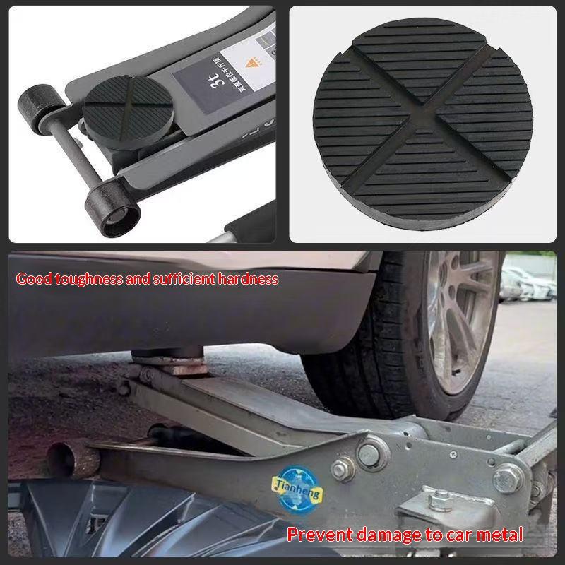 Car Lift Jack Stand Rubber Pads Frame Protector Floor Slotted Slotted Pinch Weld Side Lifting Disk Car Jack Rubber Pad