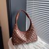 Borsa a Spalla da Donna con Texture di Alta Gamma, Tendenza alla Moda, Borsa Sottobraccio con Borchie, Stile Ragazza Dolce e Cool Piccante, Borsa da Pendolari di Grande Capacità