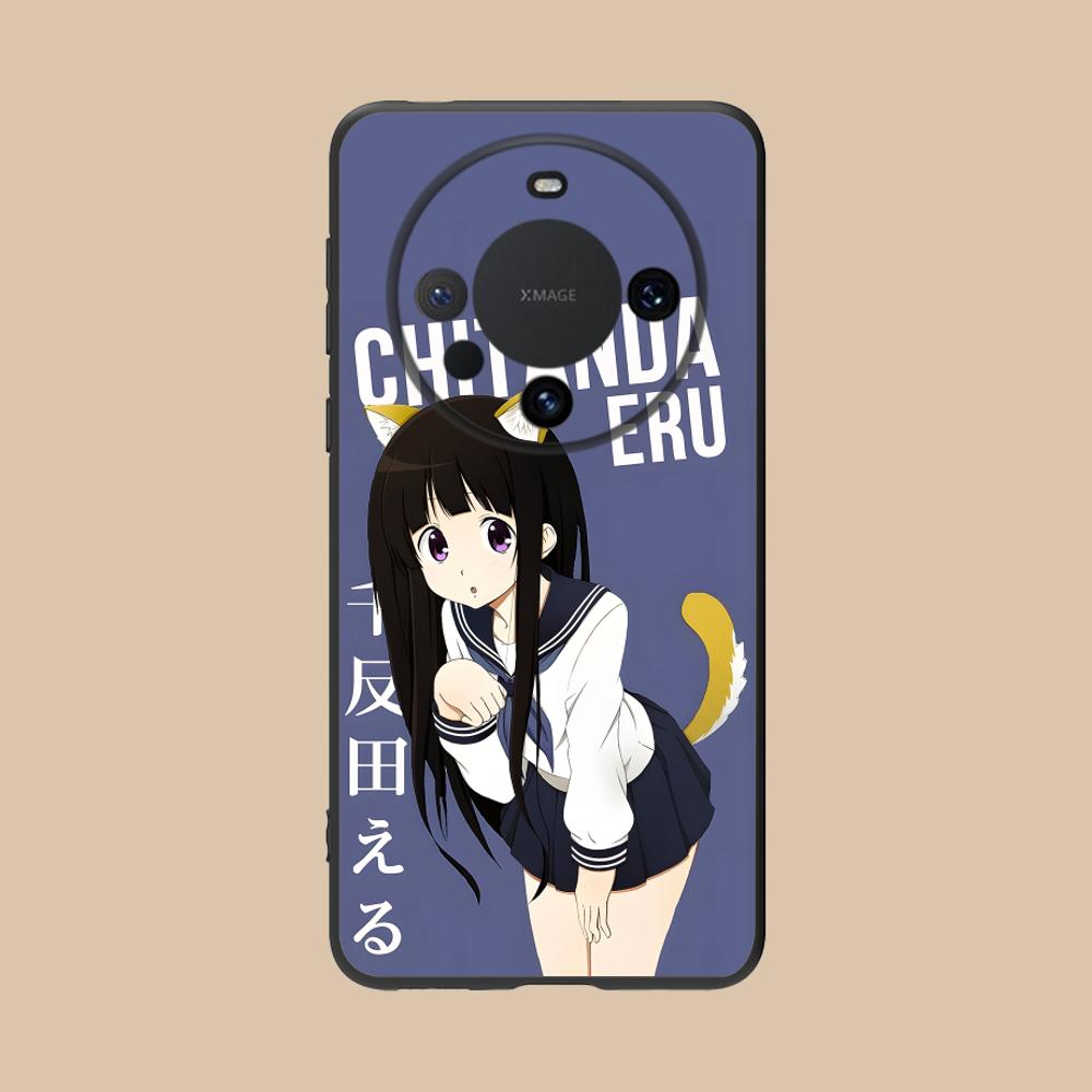 Hyouka Chitanda Matte TPU Mobile Phone Case for Huawei Mate 60 50 40 30 20 10 Pro Plus Lite E 5G Colorful Printing Cover