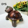 Turtle Statue Garden Mini Figurine Waterproof UV Resistant Mini Size Adorable Turtle Shaped Animal Statue Yard Ornament