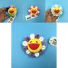 Premium Flower Takashi Murakami Kiki Kaikai Plush Pendant Colorful Brooch For Collectors
