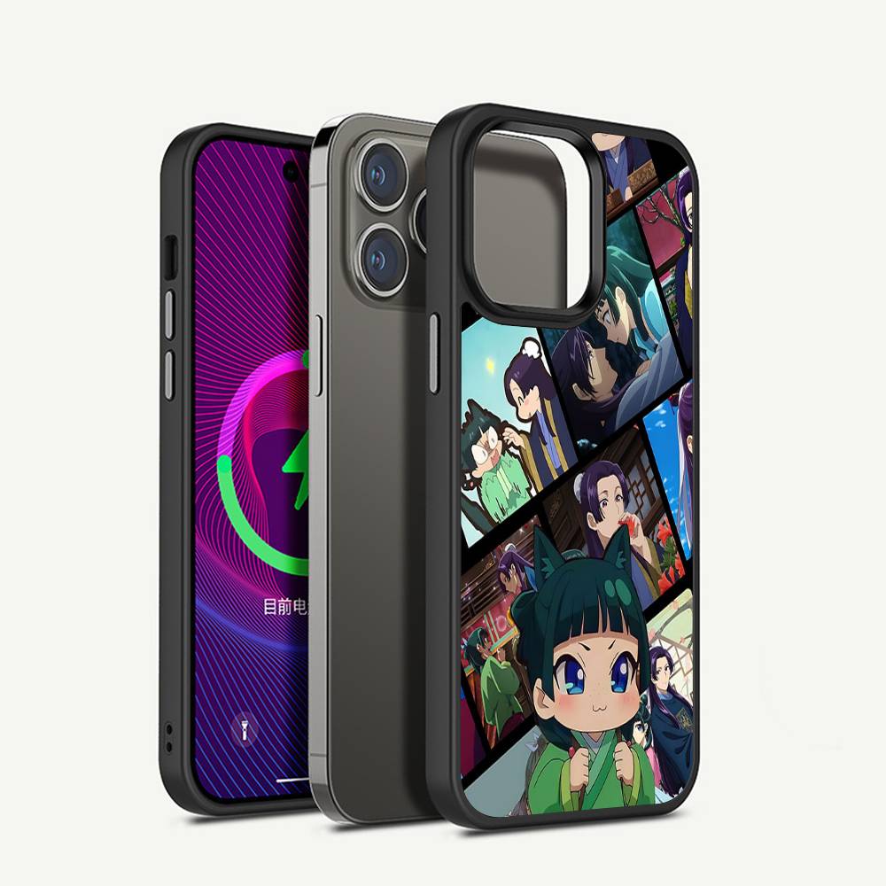 Anime The Apothecary Diaries Black For Magsafe Magnetic Phone Case For IPhone 16 15 17 Pro Max 11 12 13 14 Plus Cover