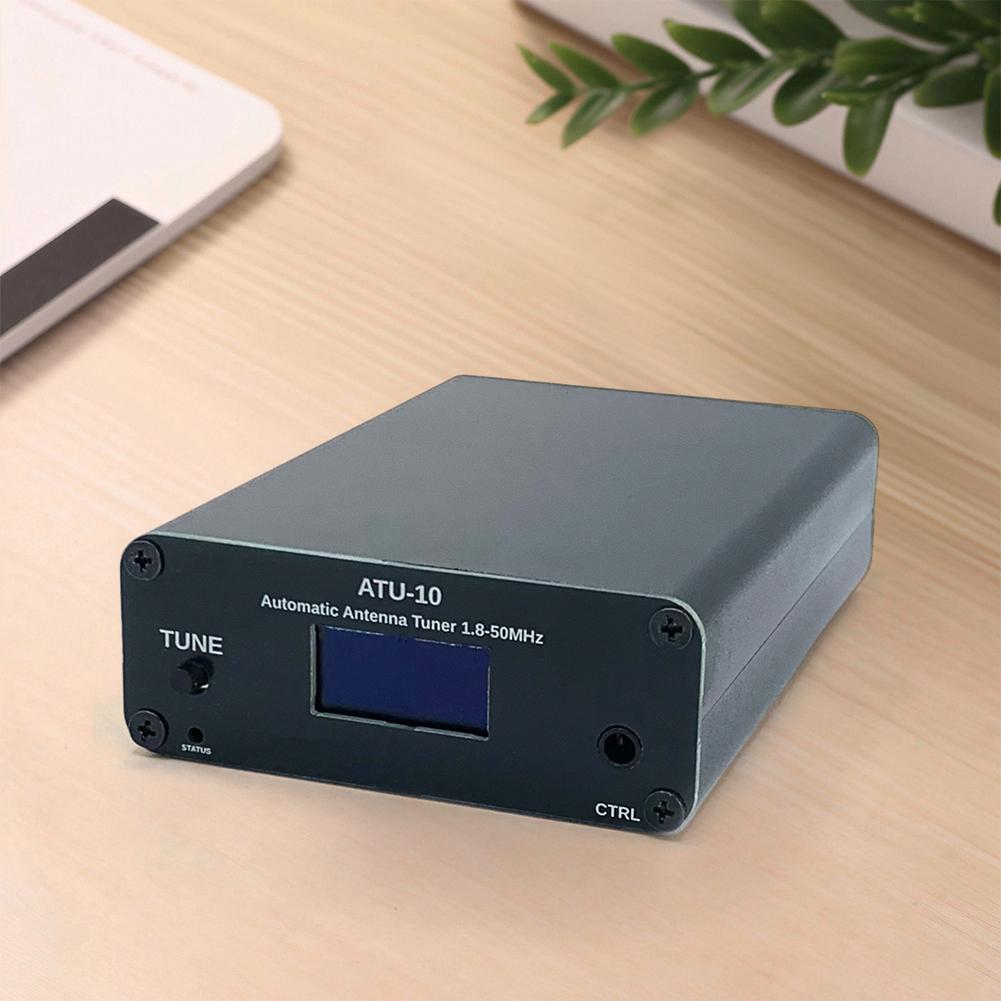 ATU10 QRP Antenna Tuner 1-15W Antenna Automatic Tuner 1.8-50MHz 0.91 Inch OLED Display